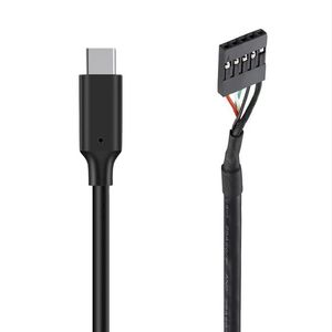 2.0 USB da 9 Pin a tipo-C cavo dati maschio scheda madre in rame conduttore Dual tipo-C connettori per la trasmissione dei dati del disco rigido