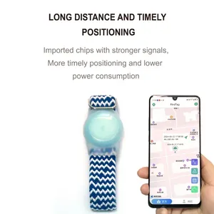 安卓IOS通用狗全球定位系统跟踪器宠物定位器Airtag防丢失全球定位系统跟踪Airtag猫狗项圈定位器 - Product Image 5
