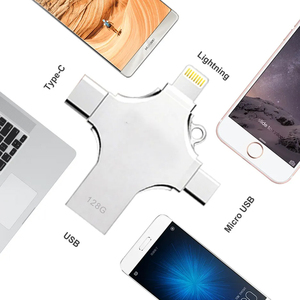 4 In 1 USB 3.0 Flash-Laufwerk OTG Pen Drive Pen drive 32GB 64GB Flash-Speicher diskette 128GB 1 TB 2 TB USB-Stick für Iphone Ipod Ipad - Product Image 3