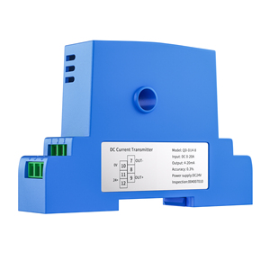 Transductor de corriente CA CC 0-10A 0-150A Sensor de corriente de orificio de 8mm 4-20mA 0-10V 0-5V RS485 Transmisor de corriente CA de efecto Hall de salida