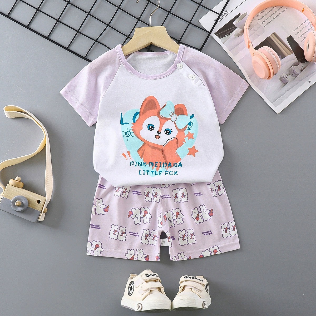 Ensemble T-shirt Renard