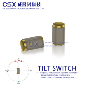 Sensor de interruptor de inclinación SMD de muestras gratis, disparador de 15 grados para interruptor de sensor de inclinación PCB - Product Image 2