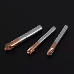Sert alaşımlı çelik için 4 kenarlı yivli dairesel ark açısı NC aracı için 55 derece tungsten iç R freze kesicisi - Product Image 4