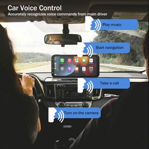 便携式广角仪表板英寸无线Carplay安卓汽车反光镜链接支持车载后置摄像头Usb标清Ips触摸屏 - Product Image 4