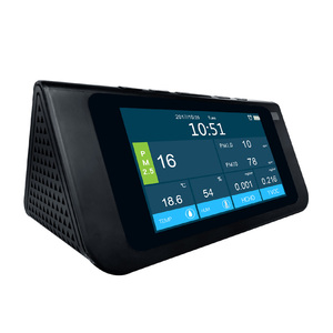 High-Precision Gas Analyzer Air Quality Monitor <strong>With</strong> Laser Particle Counter for PM2.5 PM1.0 PM10 Formaldehyde(HCHO)/TVOC Test - Product Image 1