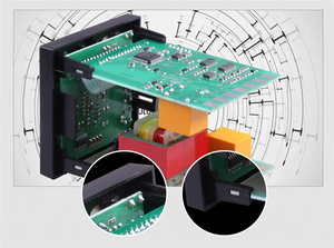 Controlador de temperatura de pantalla LED de 0 a 400 grados, controlador Digital de termostato, salida de relé PID de termopar