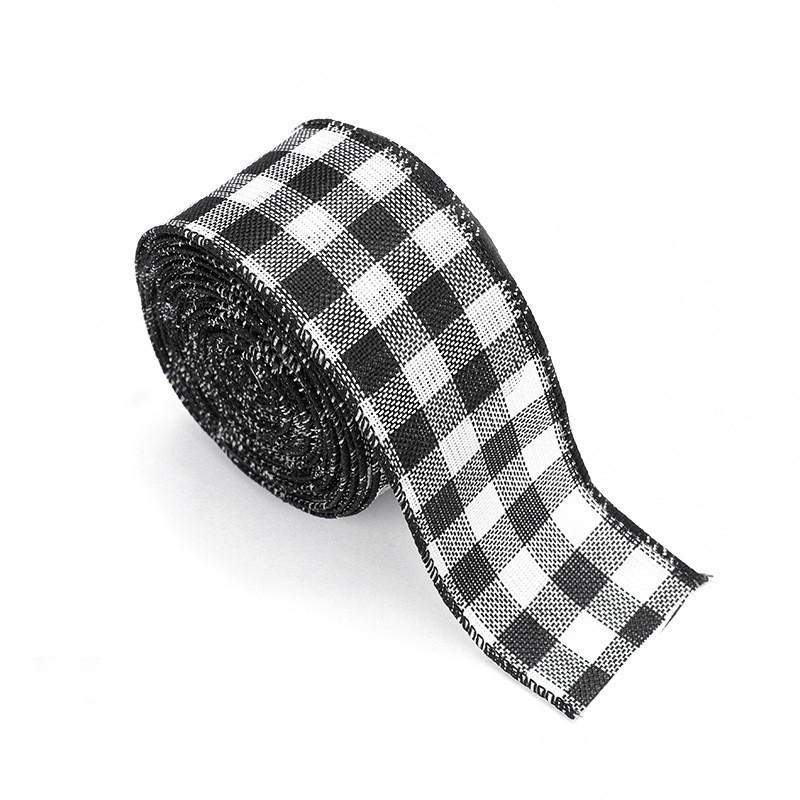 Plaid noir et blanc