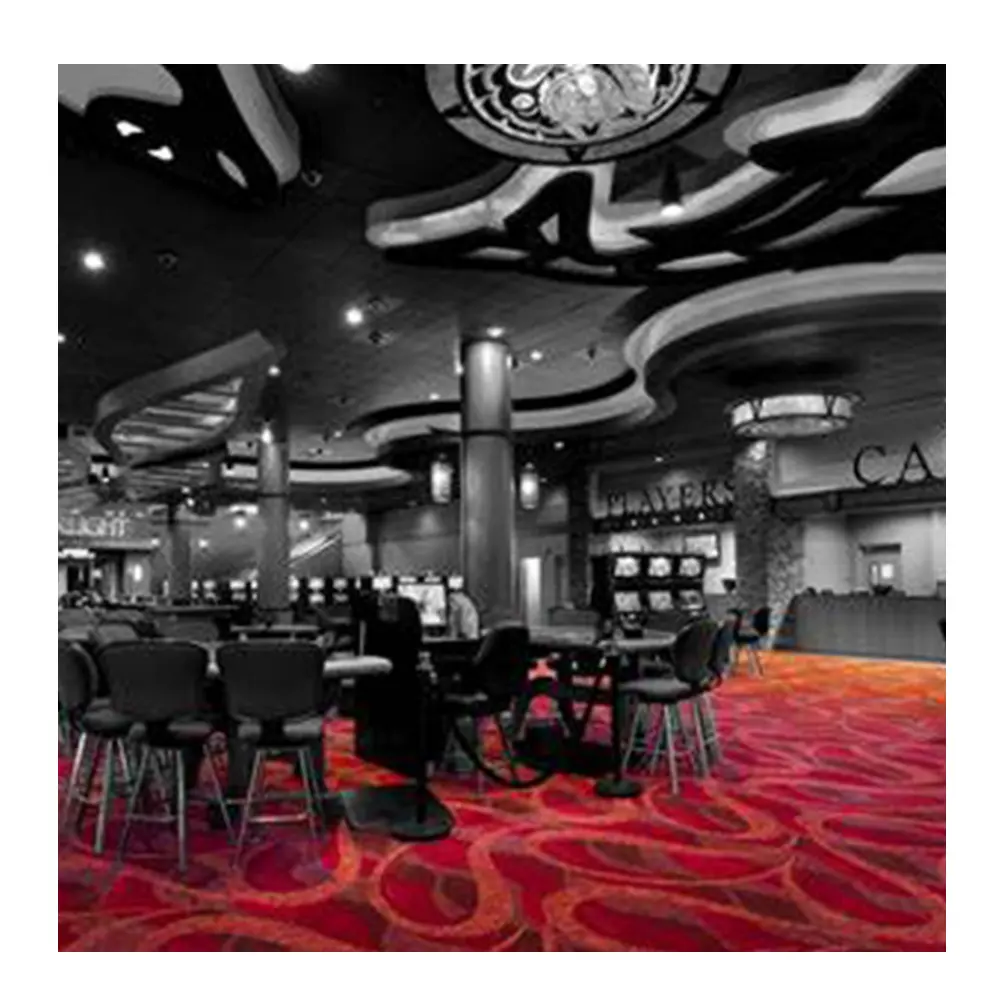 Kaili di alta qualità pavimento del casinò Cinema Hotel tappeto Custom Design tessuto del casinò tappeto per la vendita