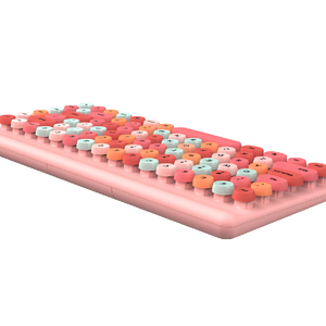 2.4gワイヤレスかわいいカラフルなオフィスキーボードマウスコンボゲームキーボードとマウス - Product Image 2