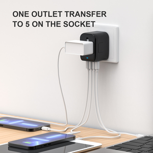 Portable Universal Travel <strong>Adapter</strong> Socket with <strong>Usb</strong> Cable Type-c Multi Plug Outlet Extender Type c <strong>Power</strong> <strong>Adapter</strong> - Product Image 4