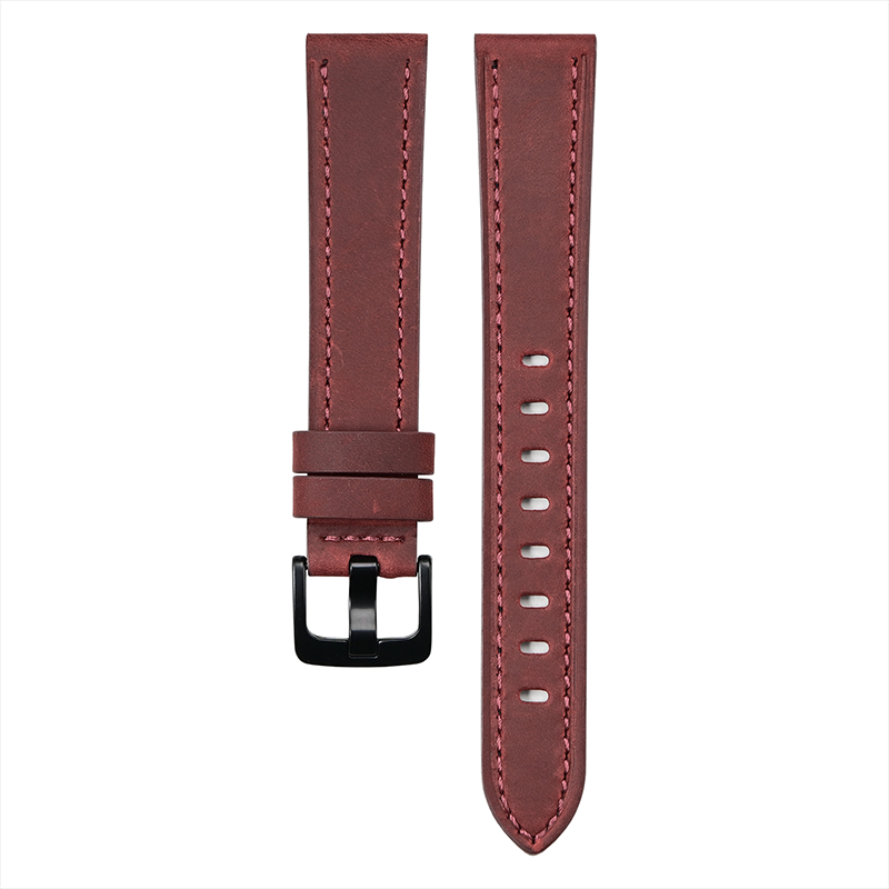 Wine Red+Black Buckle