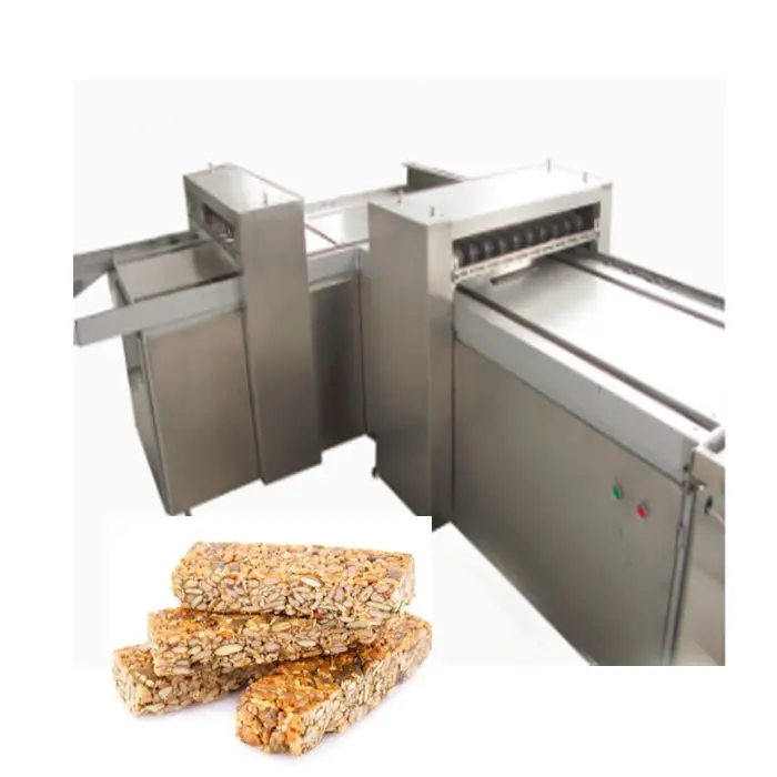 Nuevo diseño de máquina de prensa de maní para dulces, licuadora de barras de cereales y máquina para hacer aperitivos