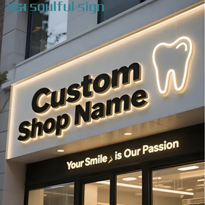 3D thiết kế cá nhân thư kênh công ty Logo biển hiệu tùy chỉnh Backlit dấu hiệu kinh doanh cho khách sạn cửa hàng trung tâm mua sắm - Product Image 3