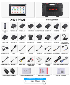 Avvia x431 v pro 5 12v-24v versione globale car obd2 all key coding system smartbox super diagnostic escaner automotriz scanner - Product Image 6