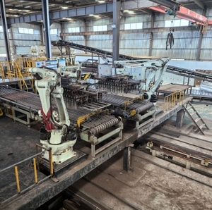 Sistema di impilamento automatico del Robot per la linea di produzione del mattone nuova condizione PLC componenti della macchina blocco cavo di cemento materia prima - Product Image 3