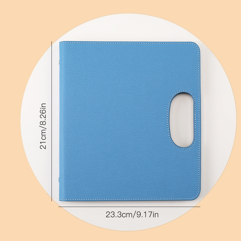 Cuaderno portátil azul