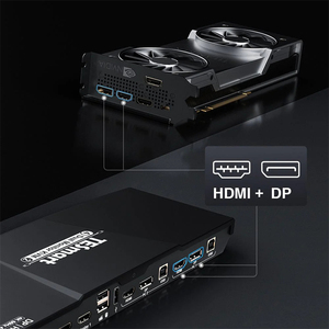 TESmart <strong>2</strong> Port Dual Monitor <strong>KVM</strong> <strong>Switch</strong> Kit HDMI DP 4K60Hz with EDID Emulation for <strong>2</strong> PCs &amp; <strong>2</strong> Monitors <strong>KVM</strong> Switcher