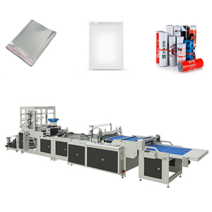 RH860 PE PP <strong>Automatic</strong> Multi-function Plastic Slider Zipper Zip Lock Bag Express Bag <strong>Handle</strong> Bag <strong>Making</strong> <strong>Machine</strong> - Product Image 1