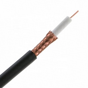 2 güç kablosu RG59 koaksiyel kablo ile RG serisi koaksiyel kablo CCA CU bakır kablo ve PVC ile iletişim kabloları - Product Image 1