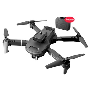 โดรนขนาดเล็ก4ใบพัดพับได้,เครื่องบินบังคับวิทยุ WiFi FPV RC E100พร้อมกล้อง4K บินได้นานของเล่น - Product Image 2