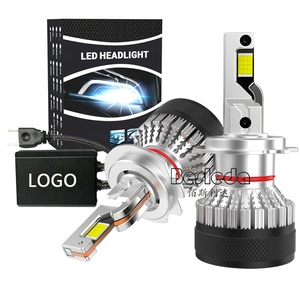 70W-140W 3つの銅管Led H1 H3 H4 H7 H11 LEDヘッドライト電球4575 CSP 6000k Hb3 9005 9006 9012車用LEDライト