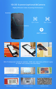 Outlet Sale 64GB Android Smart Terminal PDA Resistente Stock PDA de mano con NFC RFID 4G Memoria RFC GMS WIFI y para Bluetooth - Product Image 3