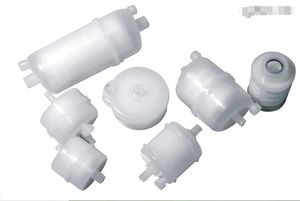 疎水性PTFE膜カプセルフィルター0.20ミクロン<span class=keywords><strong>1</strong></span>.5インチの衛生フランジ継手ガス滅菌ろ過用