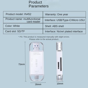 USB 2.0 <strong>Card</strong> Reader Multifunctional 6-in-1 <strong>Camera</strong> SD <strong>Card</strong> Mobile Phone TF <strong>Memory</strong> <strong>Card</strong> High-speed Converter <strong>Computer</strong> Universal - Product Image 6