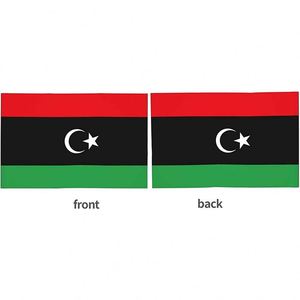 Polyester Double Stitched Flag of <strong>Libyan</strong> Libya Clip Onto on Car Window 12 X 18 Inch for Outdoor Country Decoration - Product Image 4