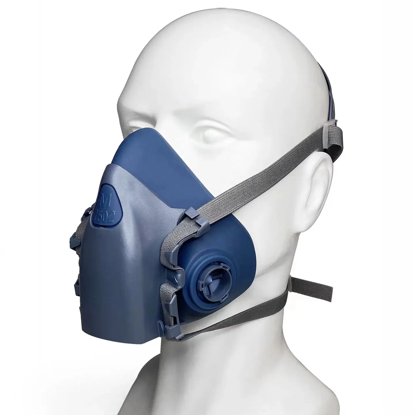 Anti poussière de gaz chimique 7502 respirateur réutilisable de gaz pour respirer l'équipement de protection de gaz de demi-visage