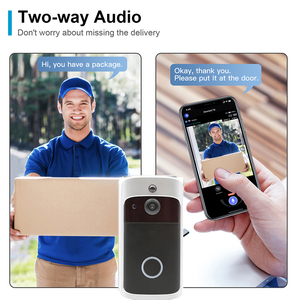 V5, videoportero con wifi para casa inteligente, sistema de intercomunicación inalámbrico, timbre de puerta HD, cámara, timbre con cámara - Product Image 5