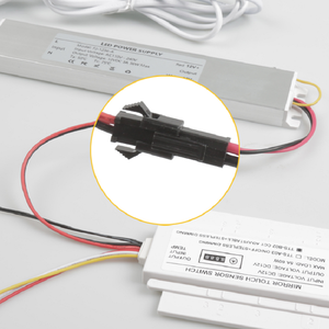 DC12 V5A Kommode Badezimmerspiegel-Berührungs sensor mit tailliertem Berührungs schalter für Uhr-und Temperatur anzeige sensor - Product Image 6
