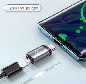 批发价通用串行总线C型3.1母到8针公适配器转换器直流电源适配器笔记本电脑苹果平板电脑美国 - Product Image 2