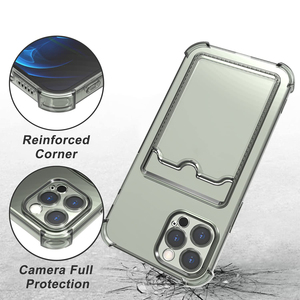 Cheap Price Soft Tpu Mobile Phone <strong>Card</strong> Holder Phone <strong>Case</strong> for <strong>Iphone</strong> 12 Pro Max <strong>Iphone</strong> 13 14 6/7/8 Plus/Xs/Xr/X <strong>Case</strong> <strong>Card</strong> Holder - Product Image 6