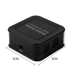 SPDIF <strong>1</strong> in <strong>3</strong> Out 3X1 Port Full HD Electronics Digital Optical Toslink Audio <strong>Splitter</strong> Switcher Fiber <strong>Switch</strong> Box with US/EU Plug - Product Image 6