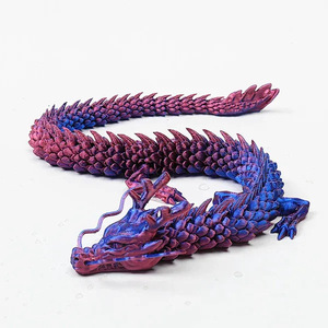 3Dプリントドラゴン3Dプリントアーティキュレートドラゴン可動式-3D樹脂印刷サービス - Product Image 1