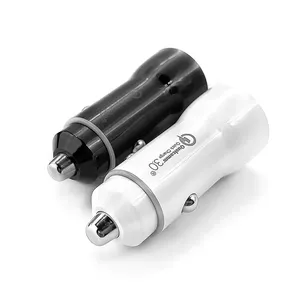 38W PD QC3.0 hızlı araç şarj çift bağlantı noktaları Usb A + C araç çakmak soket şarj adaptörü akıllı araç şarj aleti cep telefonu için - Product Image 5