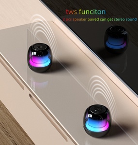 Mới nóng bán nặng Bass Hifi xách tay mini RGB 360 xoay Thần Tài <span class=keywords><strong>Spinner</strong></span> Loa thẻ nhớ 5W IPX4 không thấm nước cho máy tính - Product Image 3