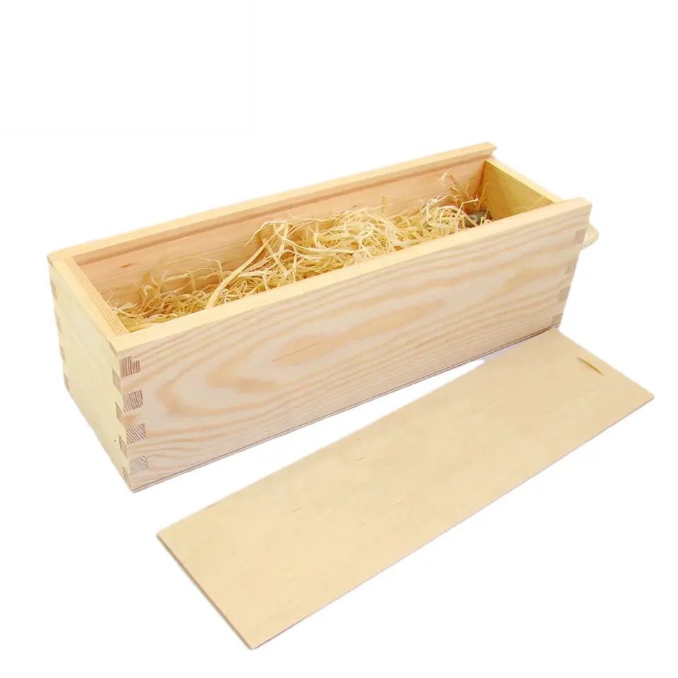 Caja de madera para vino magnum, sencilla, útil, personalizada, barata, de buena calidad