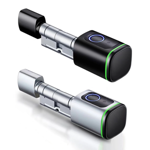 Smart Cylinder <strong>Lock</strong> with TTlock Tuya <strong>Blue</strong> Tooth APP Mechanical <strong>Key</strong> WiFi BLE Digital Electronic Password Card <strong>Key</strong> Smart <strong>Lock</strong> - Product Image 1