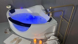 Acrylic Freestanding Glass Jet Whirlpool Bong Bóng <span class=keywords><strong>Massage</strong></span> Trong Bồn Tắm Với Gối Bồn Tắm Whirlpool Phòng Tắm <span class=keywords><strong>Ssww</strong></span> <span class=keywords><strong>Massage</strong></span> Bồn Tắm - Product Image 4