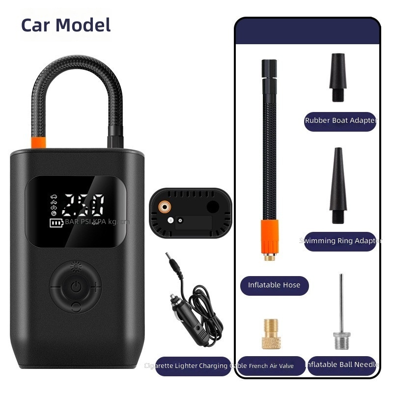 Cargador de coche negro