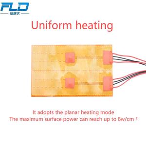 ฟิล์มโพลีไอไมด์ฮีตเตอร์120V บอร์ดฟิลม์ตัวทำความร้อนแบบเซ็นเซอร์ FPC แผงควบคุมความต้านทานแบบยืดหยุ่น