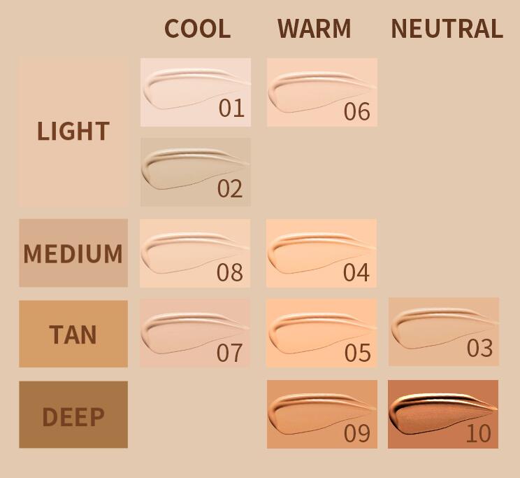 10 couleurs