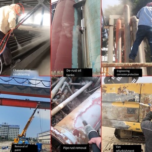Mobil kumlama makinesi kumlama tankı pas kaldırma yüksek basınçlı büyük ve küçük kumlama makinesi - Product Image 4