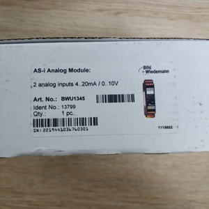 Bihl Wiedemann BWU1345 ASi modulo di ingresso analogico IP20 2AI con Modbus Ethercat IO-Link ingresso/uscita digitale BWU1897