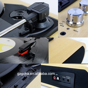 Reproductor de discos de vinilo todo en uno, tocadiscos de diseño moderno, gramófono con función USB BT, oferta de fábrica - Product Image 4