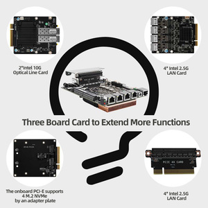 OEM 13 Ordenador de red I3 i5 i7 Industrial PC Box 8*2,5G Nic HD DP 2 * DDR5 SFP X86 Router Pfsense Firewall Mini PC - Product Image 4