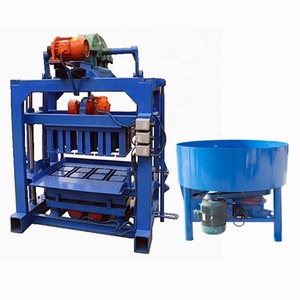 QTJ4-40concrete Hollow <strong>Interlock</strong> <strong>Block</strong> <strong>Block</strong> Moulding of <strong>Block</strong> Machinery Ecological Brick Machine - Product Image 1