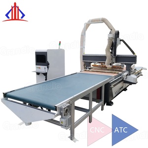 4轴1325 3d数控刳刨机1300 * 2500毫米真空工作台木工嵌套数控刳刨机 - Product Image 4